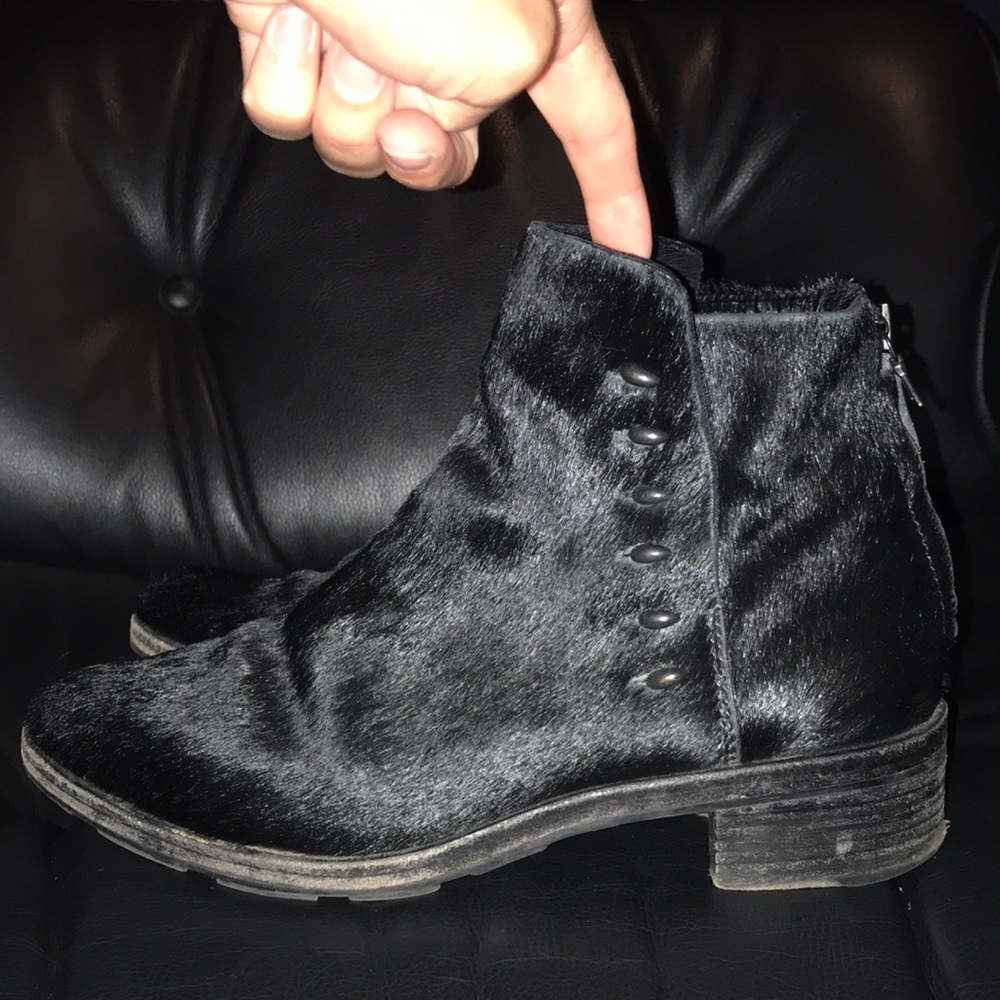 Rare rag and bone calf hair booties